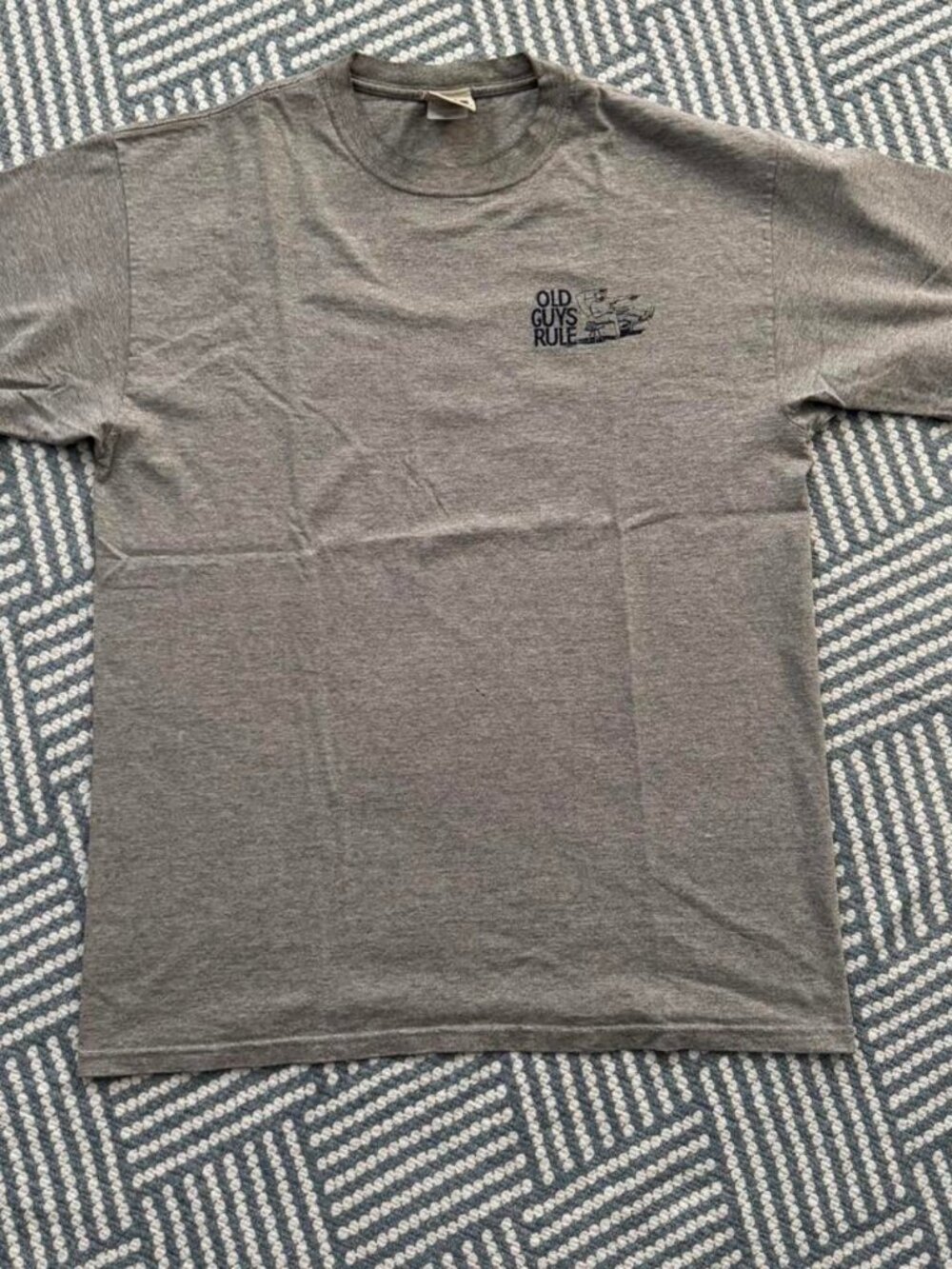 Old Guys Rule Gray Graphic T-Shirt Men's XL